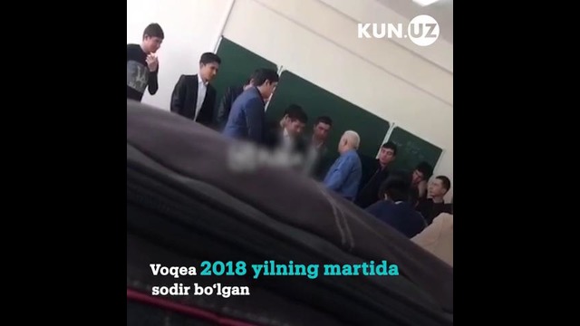 Бухородаги институт ўқитувчиси талабаларга қўл кўтаргани учун ишдан олинди