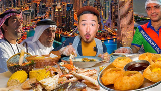 Масштабный тур по индийской уличной еде в Дубае. Аутентичная индийская еда и ночной рынок