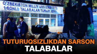 Lafzsizlik sabab talabalar sarson bo’lmoqda