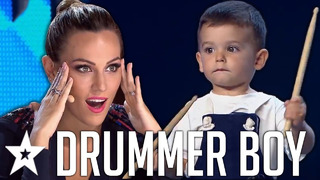 Малыш-барабанщик умилил всех на шоу талантов в Испании
