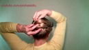 Пучок с Палочками для Волос- Simple Hairstyle with Hair Sticks