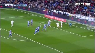 Real Madrid vs Deportivo 1:0. Gol Benzema