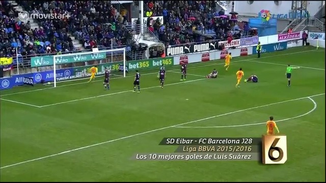 Luis Suárez. Top 10 Goals. La Liga 2015/2016
