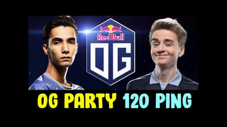 OG party 120 ping practice on EU server — Sumail + Notail