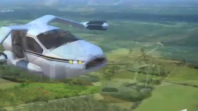 Летающий автомобиль будущего TF-X