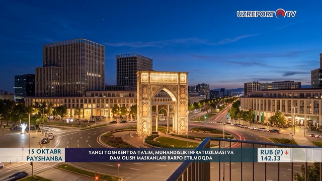 Yangi Toshkentda ta’lim, muhandislik infratuzilmasi va dam olish maskanlari barpo etilmoqda