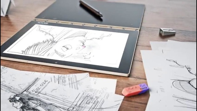 Lenovo Yoga Book – первый ноутбук с сенсорной клавиатурой