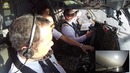 Старенький Боинг 727 с трудом оторвался от полосы на взлёте