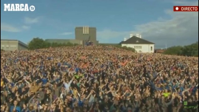 Болельщики исландии