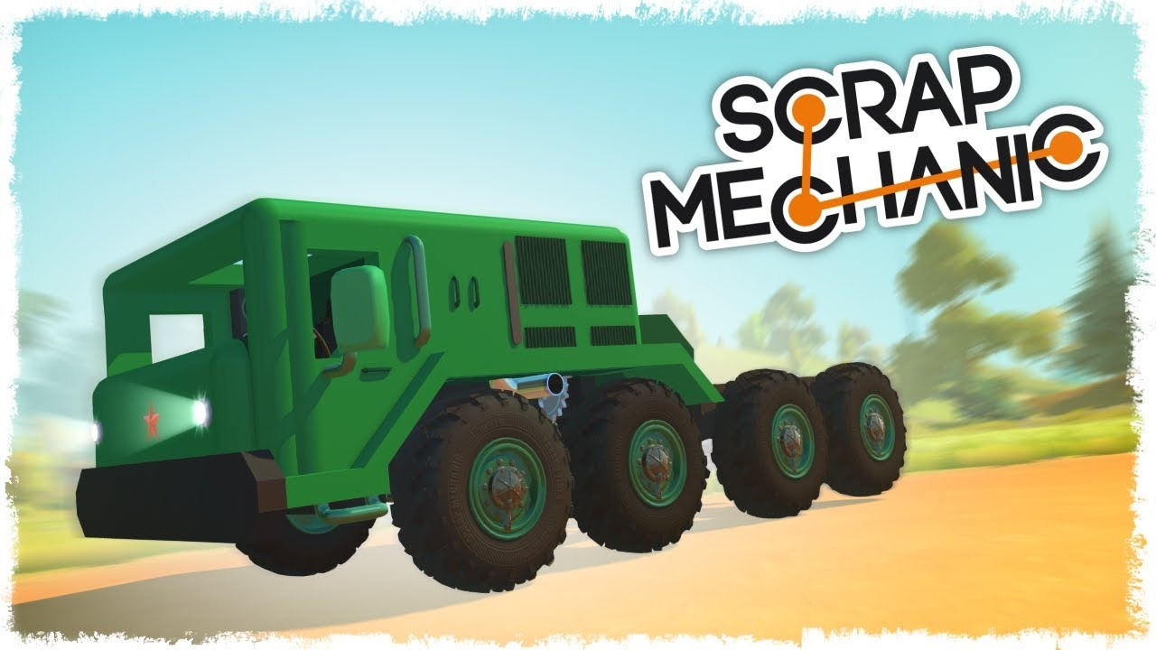 БИТВА: СТРОИМ ТЯГАЧ НА ПОРШНЯХ В SCRAP MECHANIC