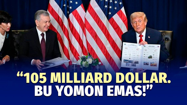 Mirziyoyev va Tramp uchrashuvi: toʻliq oʻzbek tilida