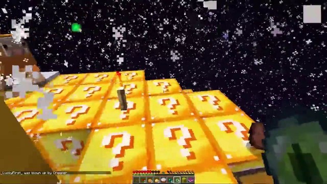 Выживание внутри лаки блока – minecraft лаки блоки
