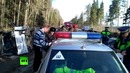 В Подмосковье перевернулся автобус с 40 детьми