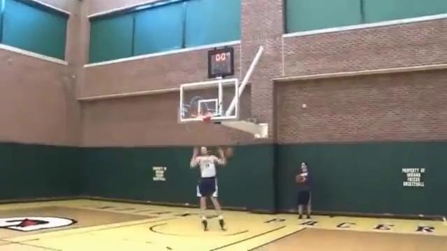 Pacers Gerald Green Head Over The Rim Jump
