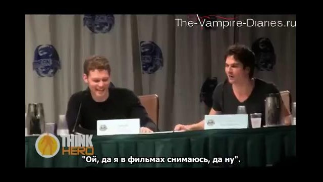 The Vampire Diaries at DragonCon part 3 (Русские субтитры) Конвенция