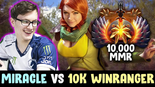 10,000 MMR mid Windranger Limmp vs MIRACLE 10k Slark