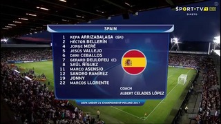 Испания – Италия | Чeмпиoнaт Eвpoпы U-21 | Полуфинал | Обзор матча