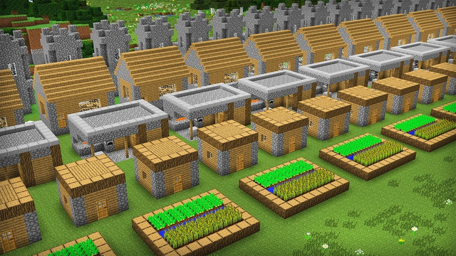 ЭТО САМАЯ ДЛИННАЯ ДЕРЕВНЯ ЖИТЕЛЕЙ В МАЙНКРАФТ 100% ТРОЛЛИНГ ЛОВУШКА MINECRAFT КОМПОТ