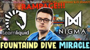 Fountain dive rampage by miracle — nigma vs liquid
