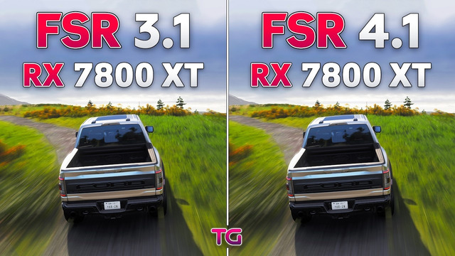 FSR 3.1 vs FSR 4.1 on RDNA3 (RX 7800 XT) – Comparison in 9 Games