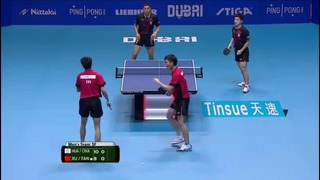 XU Xin-FAN Zhendong vs HUANG Sheng-Sheng-CHIANG Hung-Chieh (1-2)