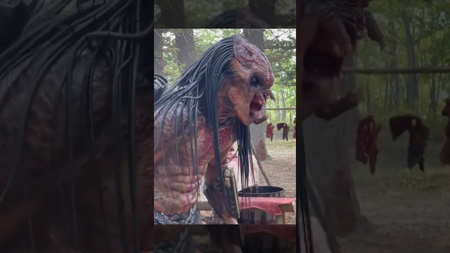The Feral Predator Prosthetic Makeup is Amazing! #movie #shorts #film
