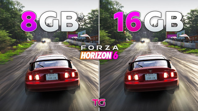 Forza Horizon 6: 8GB vs 16GB VRAM | 1080p | 1440p | 4K