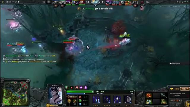 Long Roshan Fight – DK vs VG Dota 2 The Summit