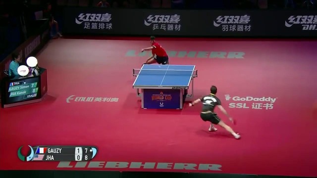 Simon Gauzy vs Kanak Jha I 2018 ITTF Men’s World Cup Highlights (Group)