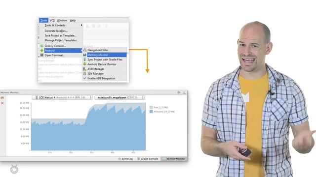 Android Performance Patterns- Tool – Memory Monitor – YouTube