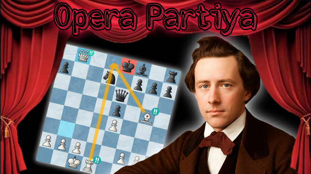 Morphyning eng chiroyli partiyasi | Paul Morphy vs Gersok Karl va Graf Izuar | Paris 1858