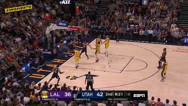 NBA 2019. LA Lakers vs Utah Jazz – March 27, 2019