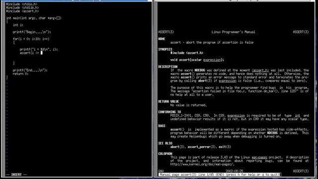 C Programming in Linux Tutorial #066 – abort() assert() Functions