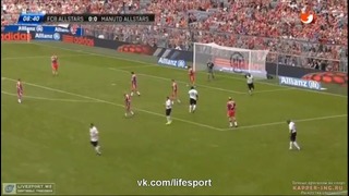 Легенды Баварии – Легенды Манчестер Юнайтед 3:3 | Обзор матча (09.08.2014)