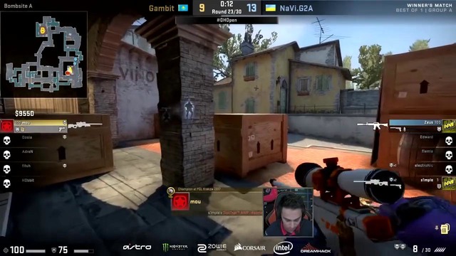 Эпический матч! na’vi vs gambit dreamhack astro open winter 2017 (5 овертаймов)