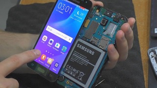 Замена модуля дисплея смартфона Samsung Galaxy J3 (J320)