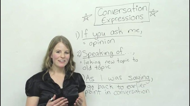3 expressions to improve your conversation skills