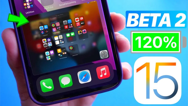 IOS 15 Beta 2 удивила! Тест батареи и скорости! Обзор 20 новых функций и тайные опции Айос 15 бета 2