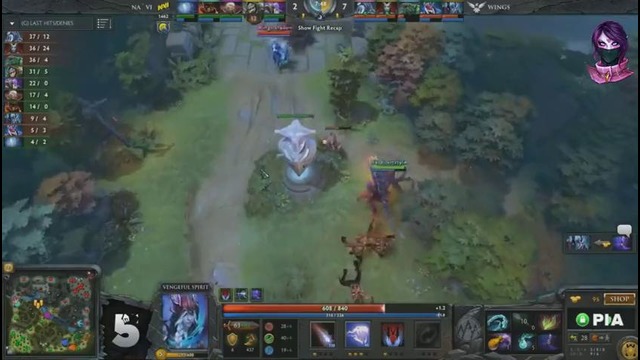 DOTA2: The Summit 5: Na’Vi vs Wings (WB Round 1, Game 3)