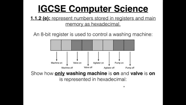 9. Hexadecimal in Registers