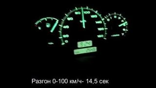 Daewoo Matiz Разгон 0 -150