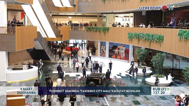 Toshkent shahrida “TASHKENT CITY MALL” faoliyat boshladi