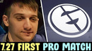7.27 FIRST pro match — Arteezy POS 1 Abaddon, EG vs 4Z