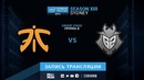 Map 1.fnatic vs G2 – IEM Sydney XIII de dust2 [yXo, Enkanis]