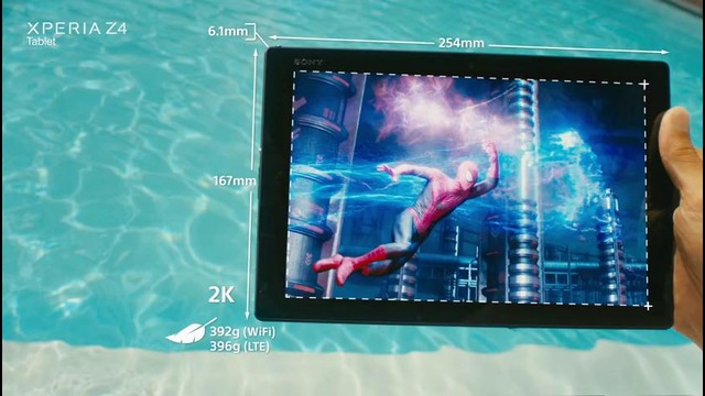 Xperia Z4 Tablet – 2K viewing display in Sony’s latest 10” Android tablet