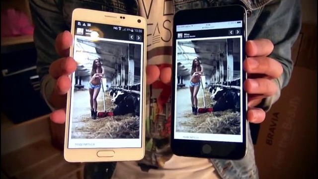 Сравнение: Galaxy Note 4 VS iPhone 6 Plus