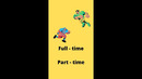 Говорим о рабочем времени! FULL-TIME/ PART-TIME