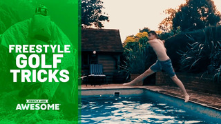 35 Surprising Golf Trick Shots | People Are Awesome