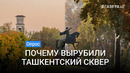 Опрос: Почему вырубили ташкентский сквер