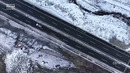 Месть зимы в Европе! Зимний шторм заметает города: снегопад во Франции